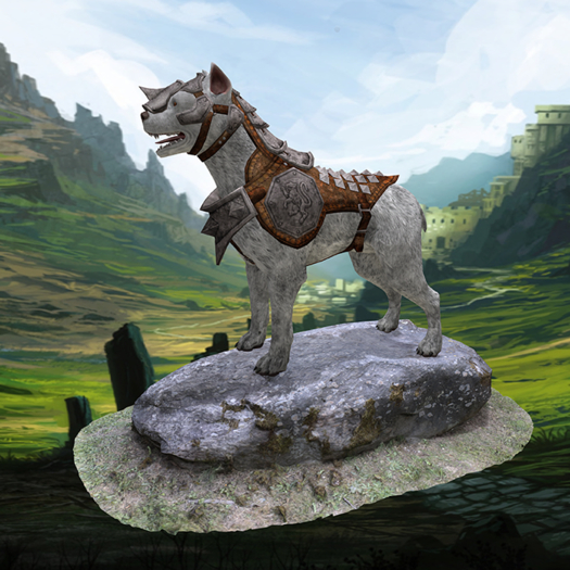 Warrior Hound Tip Jar  