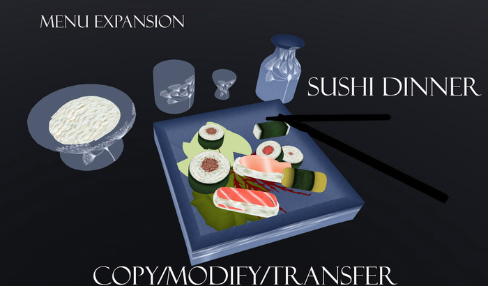 Menu System Sushi Meal Full Perm *CHB*
