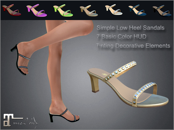 Low Heel Sandals