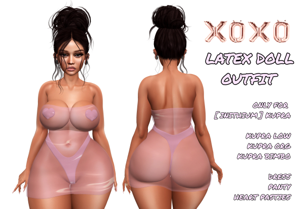XOXO - LATEX DOLL OUTFIT FOR KUPRA DEMO