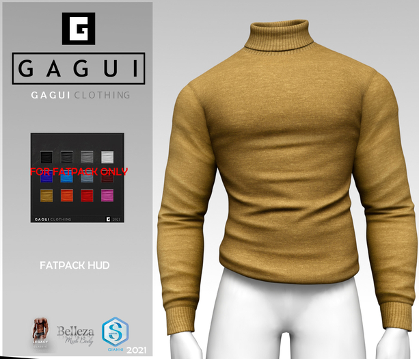 Gagui - Turtleneck - SOLO PACK LIGHTBROWN