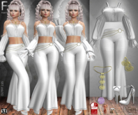 Fatal Fashion - Outfit 235: Top, Pants, Shoes, Necklace, Earring