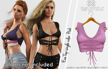 Eva Female Top Pink - Maitreya, Lara Petite, Belleza Freya, Legacy - FashionNatic