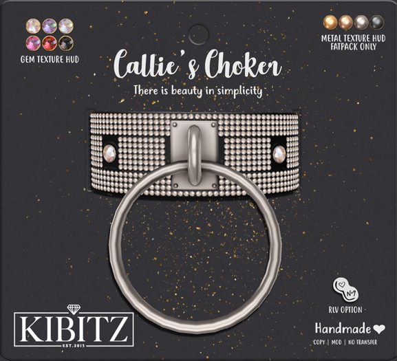 Kibitz - Callie's choker - copper