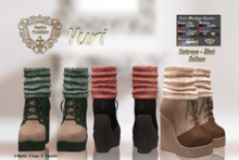Nala Design:Yuri Wedge Boots With Leg Warmers All Mesh Bodies