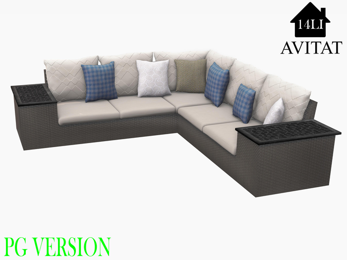 Avitat Fullerton Outdoor Couch - PG