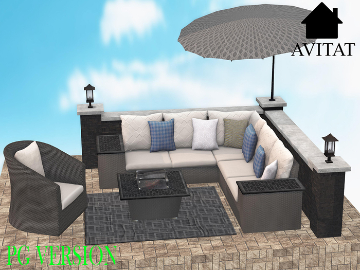 Avitat Fullerton Outdoor Complete Set - PG