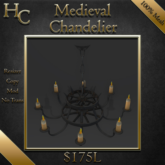 HC Medieval Chandelier