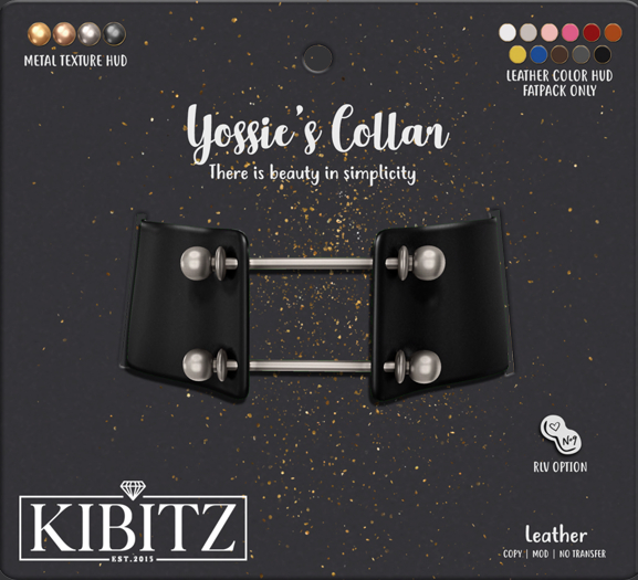 Kibitz - Yossie's collar - fatpack