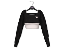 Loki - Nancy Crop Sweater & Top - Black