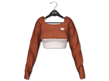 Loki - Nancy Crop Sweater & Top - Chocolate
