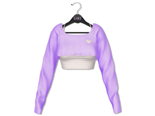 Loki - Nancy Crop Sweater & Top - Lavender