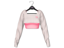 Loki - Nancy Crop Sweater & Top - White
