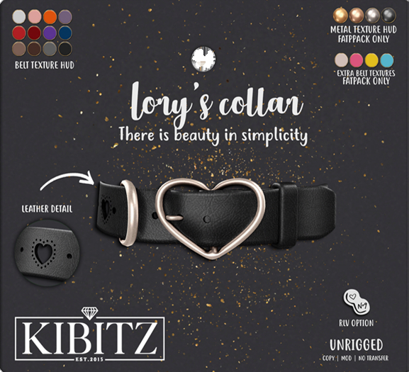 Kibitz - Lory's collar - copper