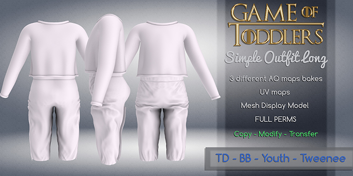 {GoT} Simple Outfit Long [Full Perm] (wear)