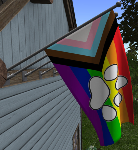 [AFK Cafe] Wall Flag - Furry Pride (Progress)