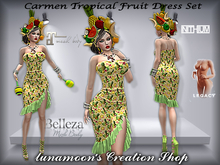 DEMO-Carmen Tropical Fruit Dress Set