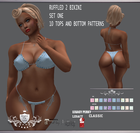 :STLF: RUFFLED 2 BIKINI SET ONE
