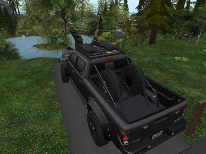 Paladin bed cage w/ Tire rack