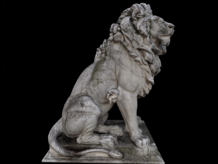 Full Perm CCO Scanned Statue "Lion Statue"