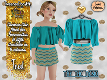 < SP > Chevron Chic for TW/BYB - Teal