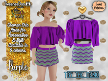 < SP > Chevron Chic for TW/BYB - Purple