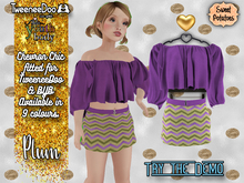 < SP > Chevron Chic for TW/BYB - Plum