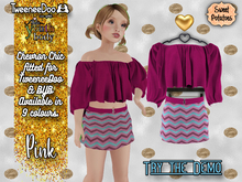 < SP > Chevron Chic for TW/BYB - Pink