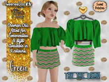 < SP > Chevron Chic for TW/BYB - Green