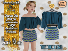< SP > Chevron Chic for TW/BYB - Dark Blue