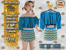 < SP > Chevron Chic for TW/BYB - Blue