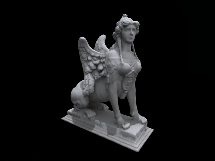Full Perm CCO Scanned Statue "Sphinx"