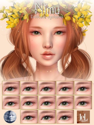 NIMU - Delicate eyelashes - LELUTKA