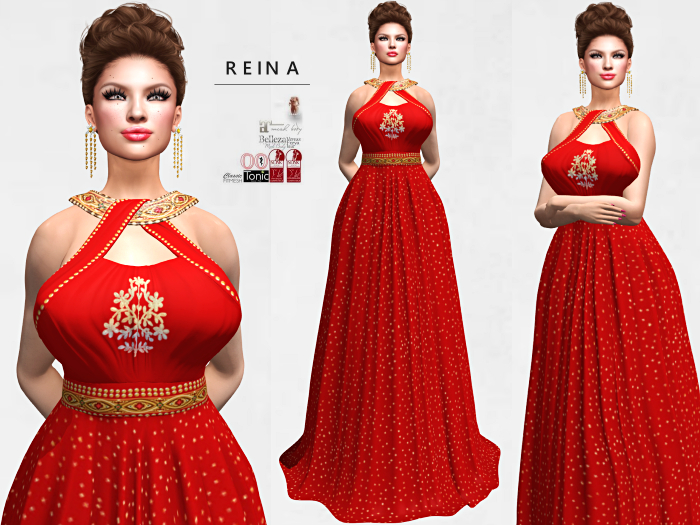 - Trybe - Reina Dress - Red
