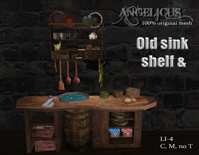 ::ANGELICUS:: Old sink and shelf