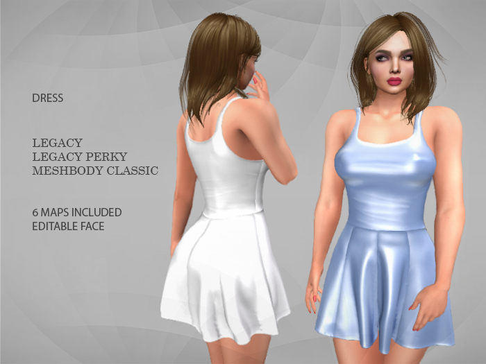 Second Life Marketplace - LS DESIGNS [0005] DRESS LEGACY FULL PERM