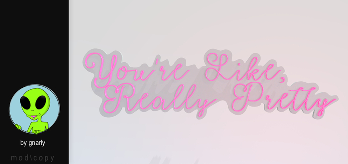 G/\/ARLY:: Really Pretty Neon Sign - Pack