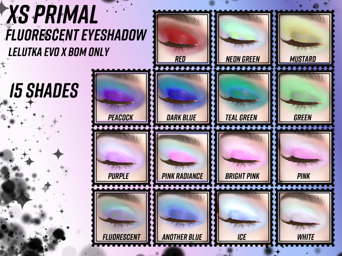XS Primal LeLUTKA EvoX Fluorescent Eyeshadow