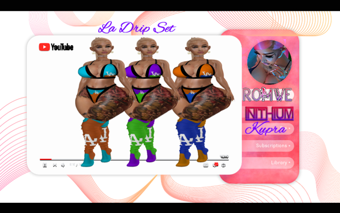 ROMWE- LA DRIPS OUTFIT KUPRA BIMBO