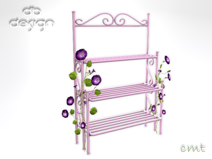 ::db:: Mesh Bathroom Floor Rack Morning Glory Vine