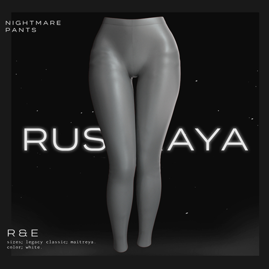 RUSSKAYA - NIGHTMARE PANTS - WHITE