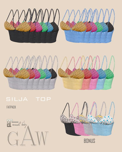 GAW Silja Denim Top FATPACK