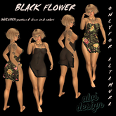 bag BLACK FLOWER   ADD ME