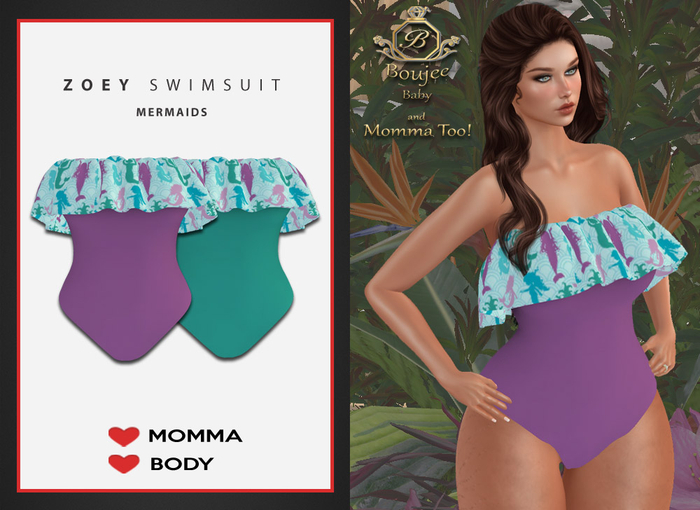 {BB} Zoe Swimsuit-Mermaids 