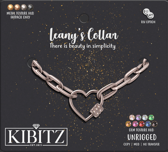 Kibitz - Leany's collar - gold