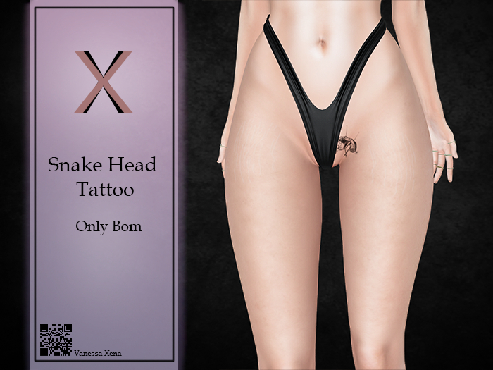 -VX- Snake Head Tattoo
