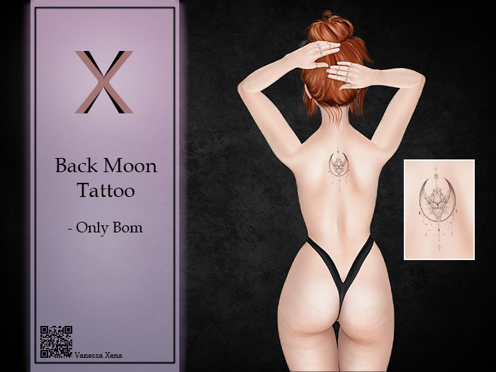 -VX- Back Moon Tattoo