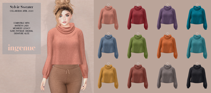 Ingenue :: Sylvie Sweater :: Fatpack
