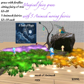Magical Fairy Grass with animesh dancing Fairies-Box