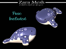 Zara Mesh - Beach - Spotted Whale Floater w Po - FULL PERM MESH